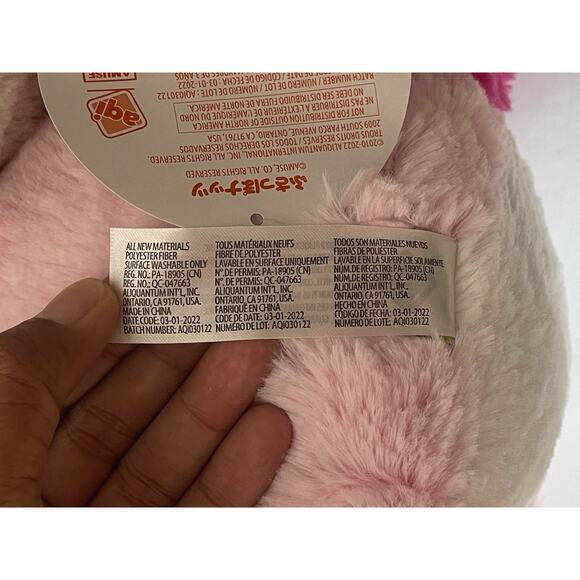 Amuse Fuzzy Tail Pink Squirrel 13.5 inch - NWT - Picture 8 of 10